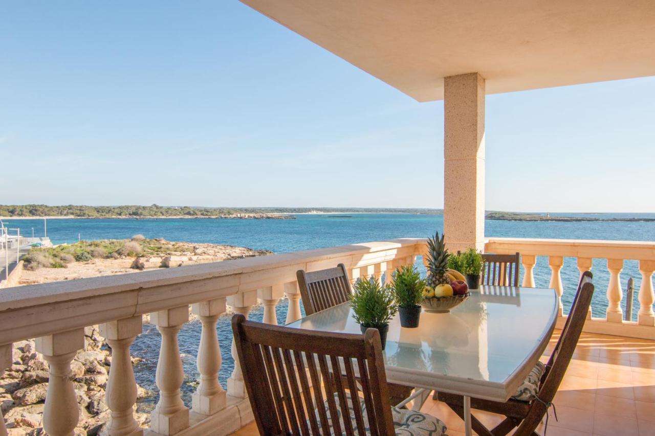 Beachfront Holiday Apartment Lotja 7 - Grupo Berna Colonia de Sant Jordi ภายนอก รูปภาพ